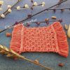 Light Coral Square Knot